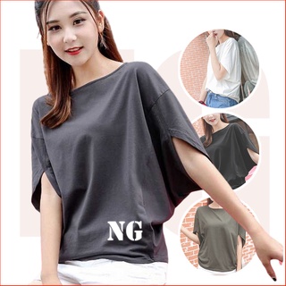 Áo Thun Tay Cánh Dơi Dáng Rộng Phong Cách Hàn Quốc Cho Nữ