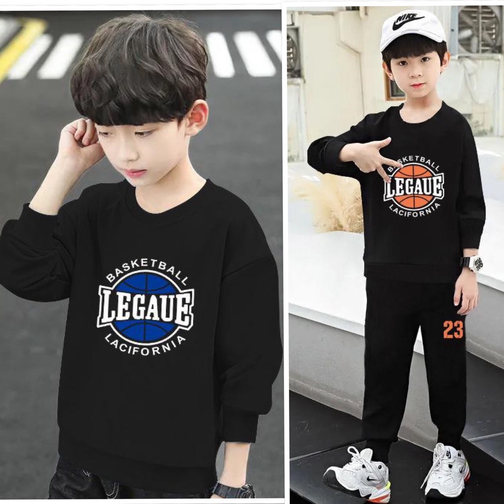 Set bộ quần áo thu đông trẻ em 14-45kg (4-14 tuổi) mẫu 23. Thiết kế năng động, cá tính.MA84