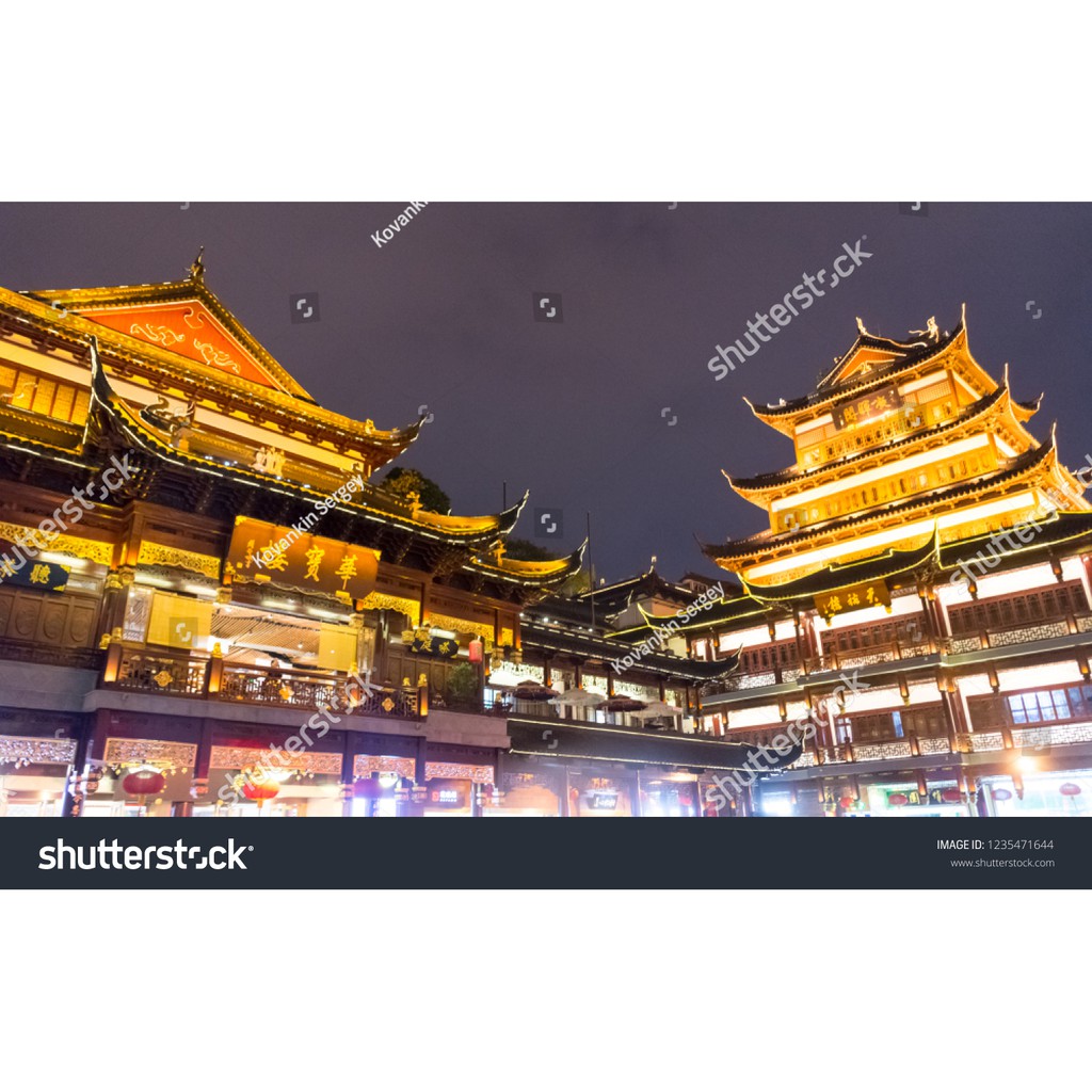 Tranh lụa 3d Hồng Kông Phượng Hoàng Cổ Trấn Kích Thước 1,5m x 2m HKPHCT