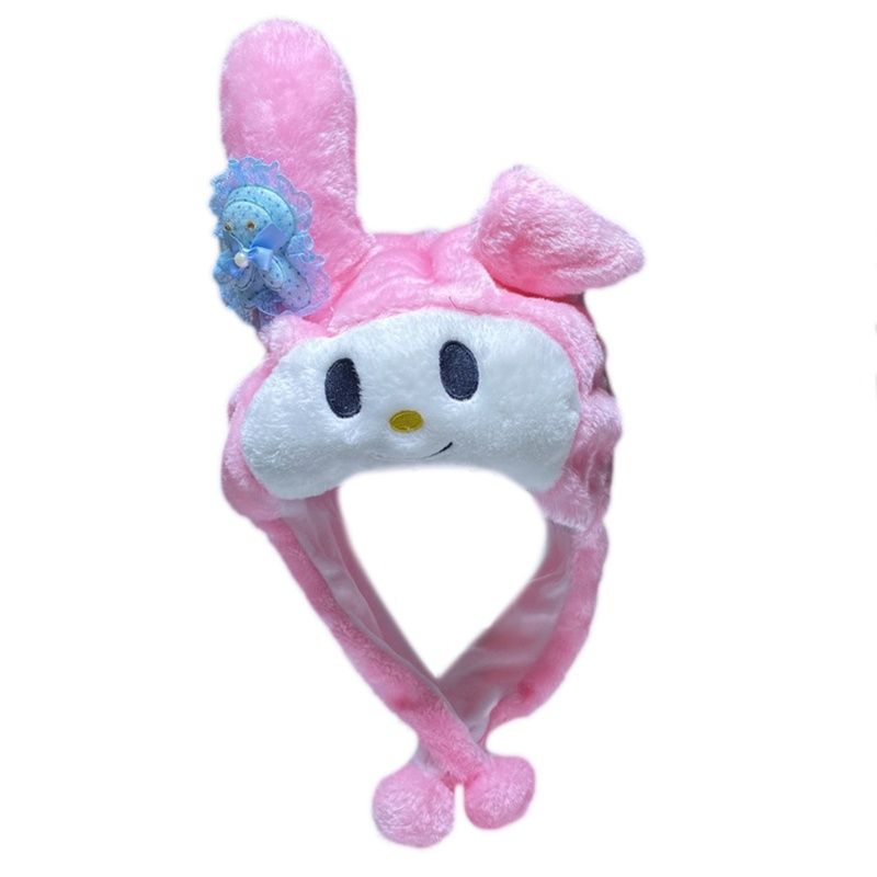 Mũ Beanie Nhồi Bông Giữ Ấm Mùa Đông Hình Động Vật Dễ Thương Cho Bé