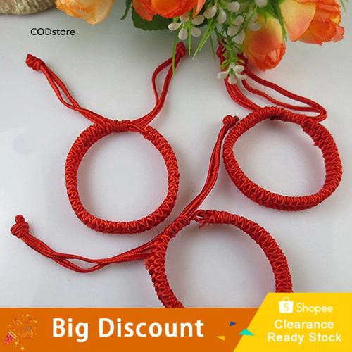 [Hàng Có Sẵn] Dây Bện Thủ Công Màu Đỏ Thời Trang Unisex