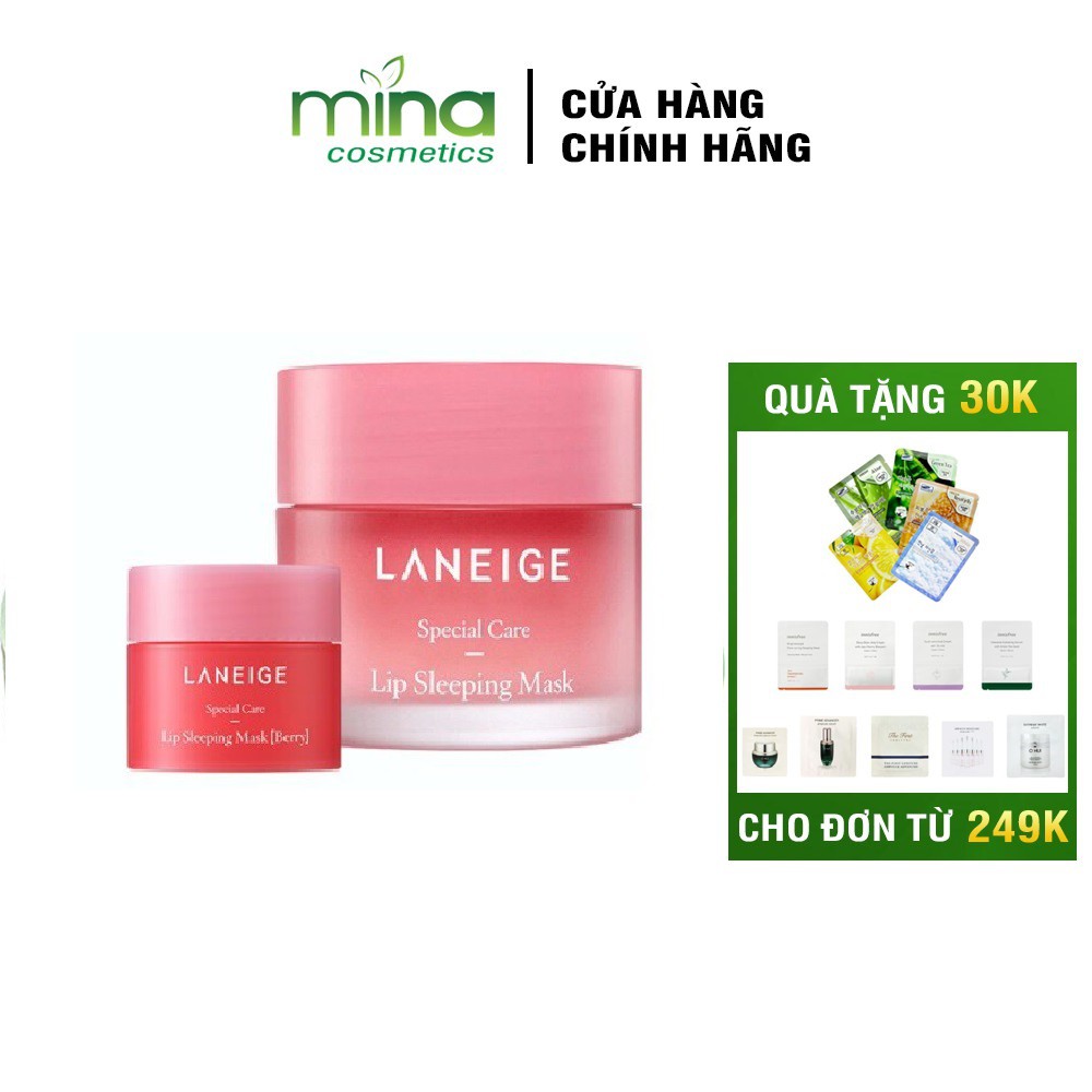 Mặt nạ ngủ dành cho môi LANEIGE Lip Sleeping Mask Berry 3g