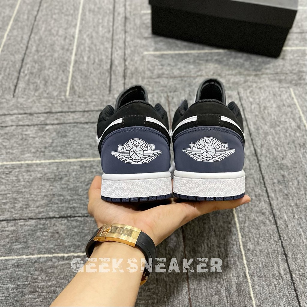 [GeekSneaker] Giày Sneaker Cổ Thấp - Giày Jordan 1 Retro Low Navy (2014)