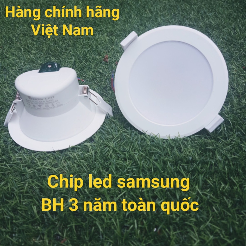 Đèn âm trần Visionled bảo hành 3 năm