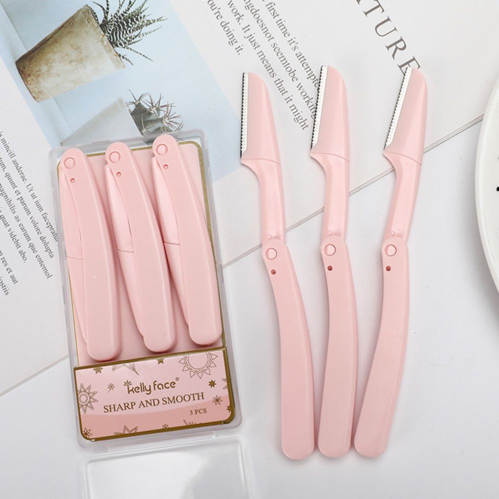 [Hàng mới về] Dao tỉa lông mày an toàn không thấm nước tiện lợi cho người mới bắt đầu