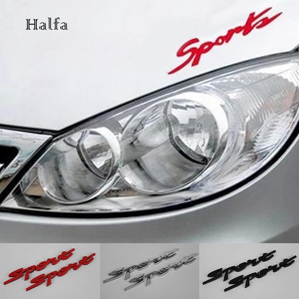 Logo trang trí xe hơi 3D hình chữ Sport bằng hợp kim nhôm | BigBuy360 - bigbuy360.vn