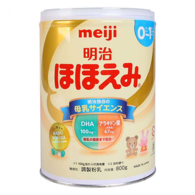 Sữa Meiji số 0 800g dạng bột