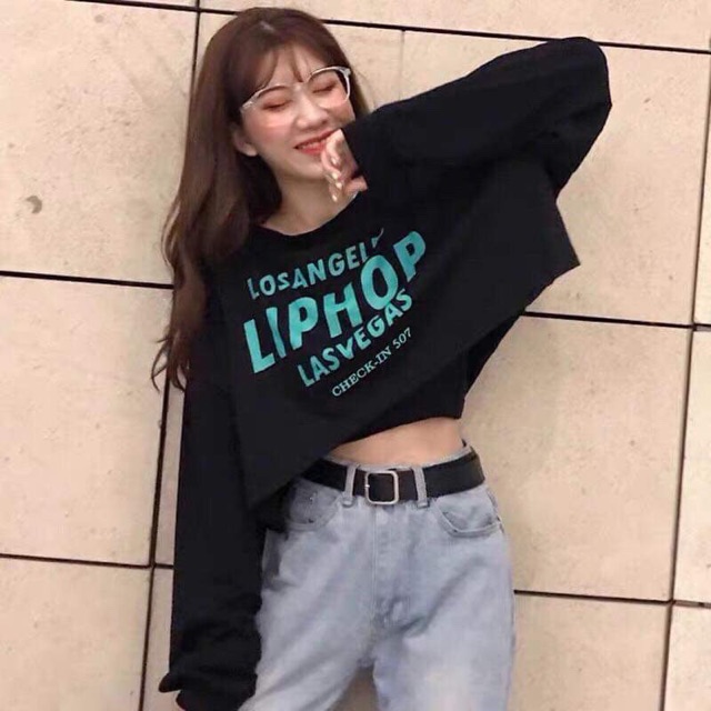 Áo croptop LIPHOP dài tay NTA0919
