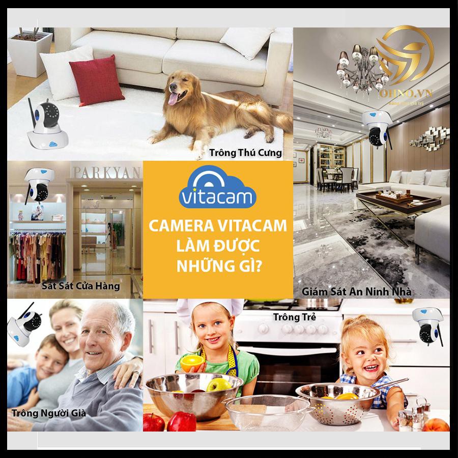 Camera IP Wifi Vitacam giám sát trong nhà C720 Pro full HD 1080P – OHNO Việt Nam