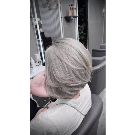 Thuốc Nhuộm Tóc Màu Khói Kim 11/11  Light Platinum Blonde Ash