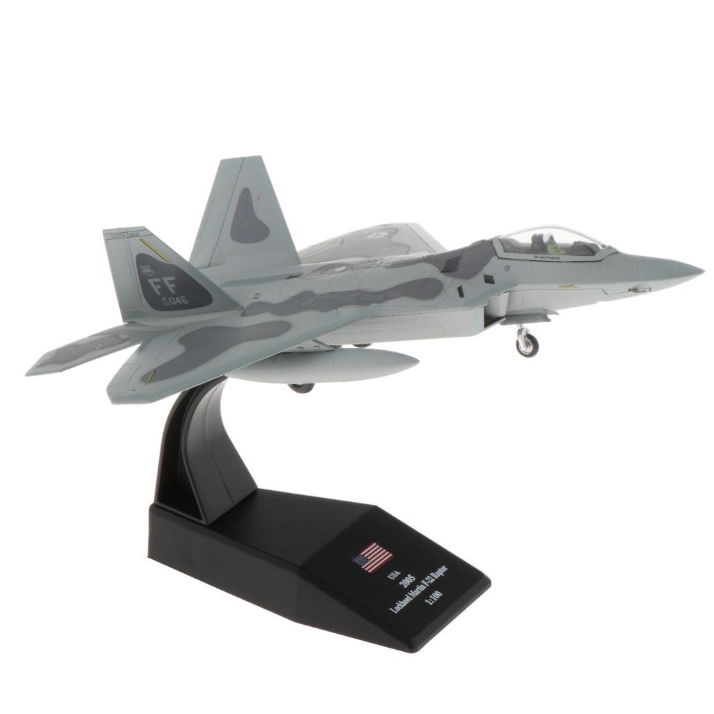 Mô hình máy bay Mỹ F-22 tỷ lệ 1/100