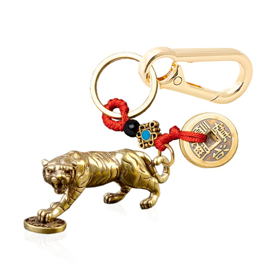 Móc Khoá Đồng Phong Thủy 12 Con Giáp 𝓚𝓞𝓙𝓜𝓐𝓒 - Thập Nhị Địa Chi