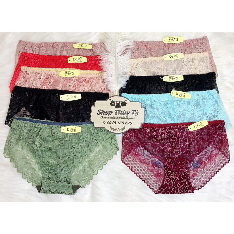 Set 10 Quần Lót Ren Hoa