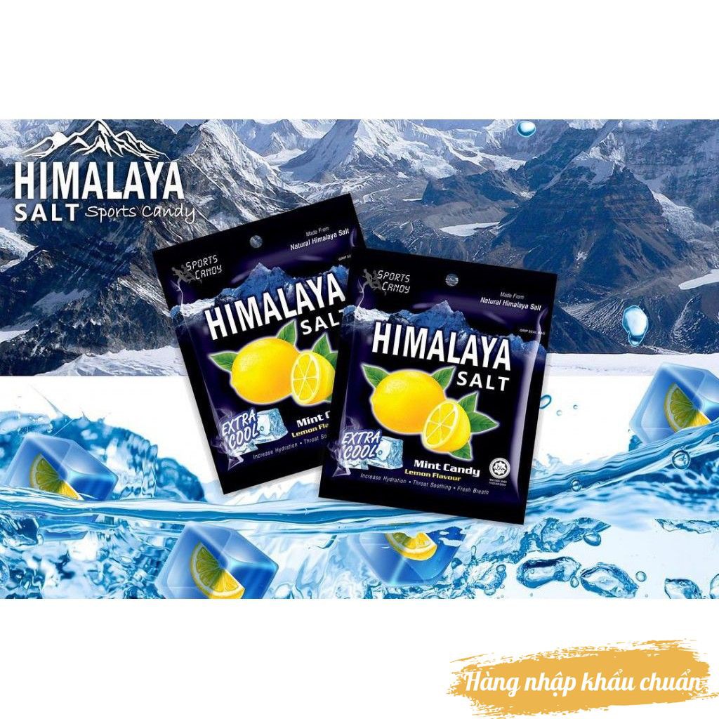 KẸO NGẬM CHANH MUỐI HIMALAYA HÔP 12 GÓI