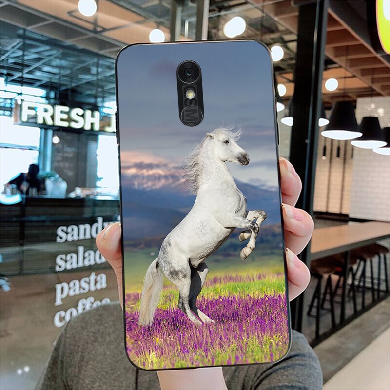 Ốp Lưng Silicon In Hình Thỏ Cony Dễ Thương Cho LG Q7 Q8 2017 2018 Q9 2018 LG Q7 Plus