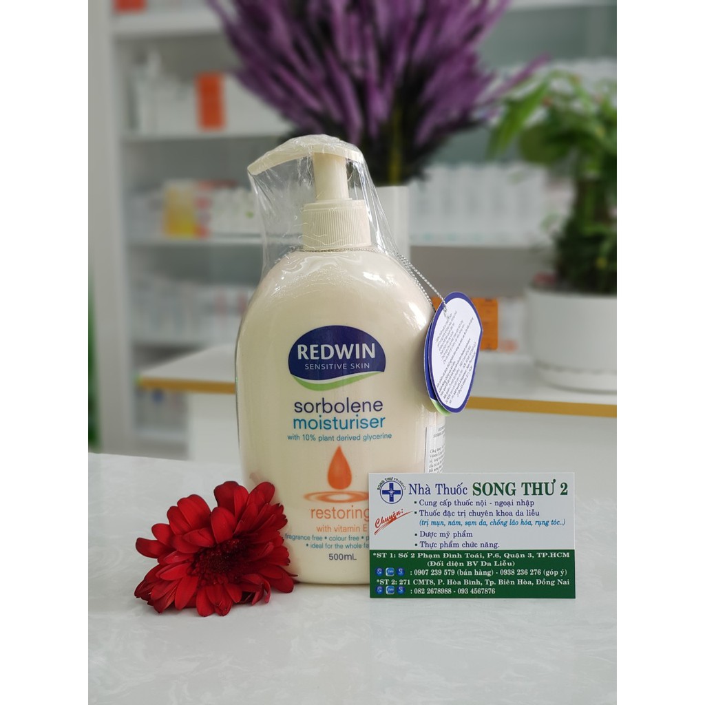 REDWIN SORBOLEN MOISTURIZING – KEM DƯỠNG ẨM, GIẢM NGỨA DA TOÀN THÂN 500ml