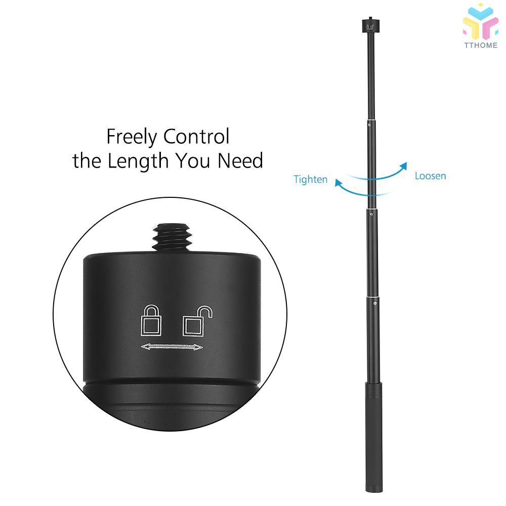 Cần mở rộng 5 đoạn gắn vít 1/4 Inch Selfie cho FeiyuTech G5