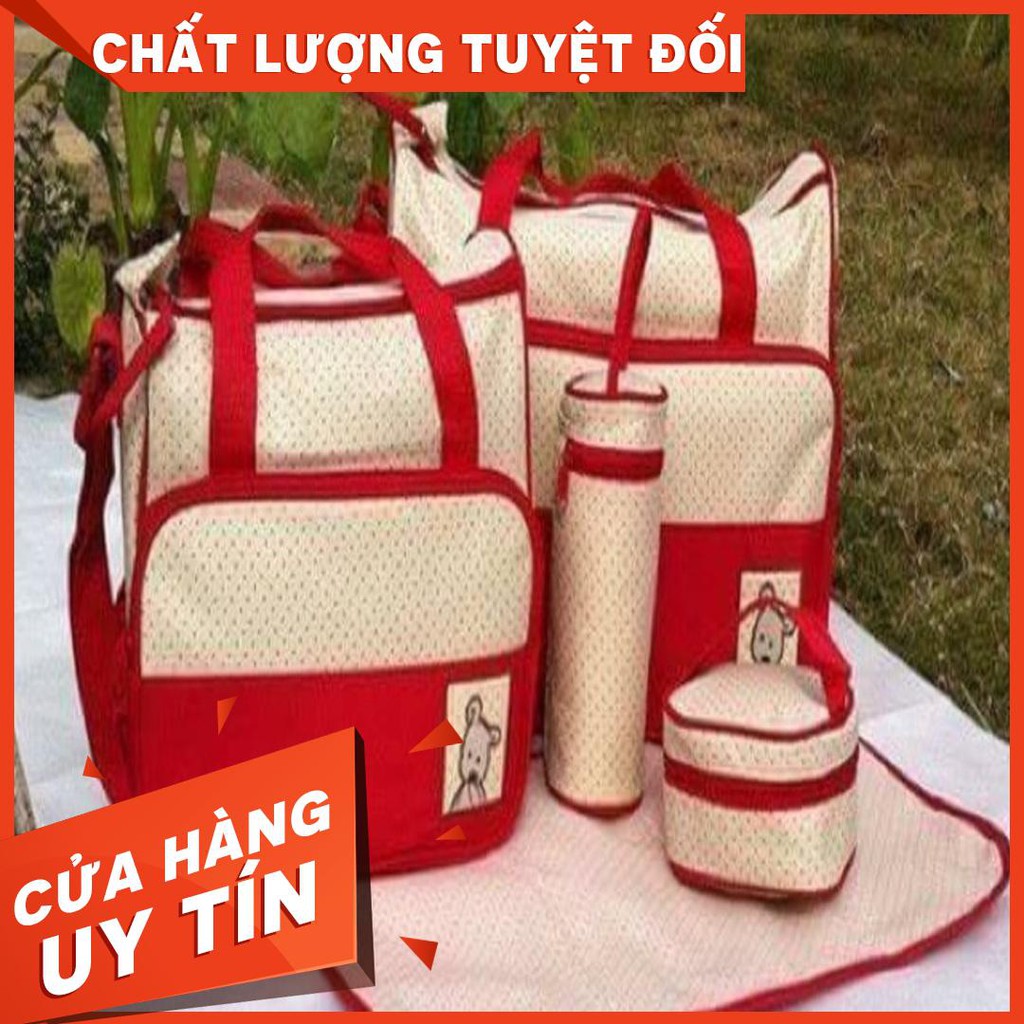 (Thanh lý kho giá sỉ) Bộ túi 5 chi tiết mẹ và bé