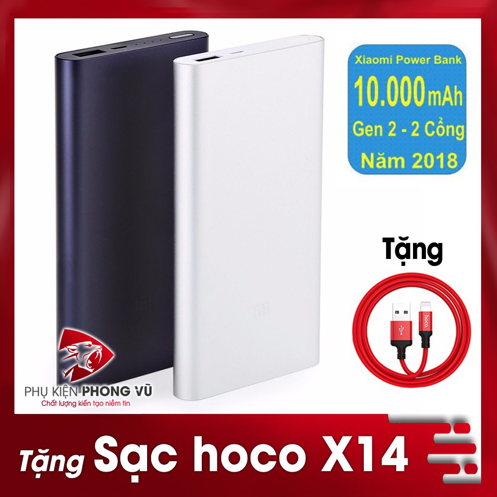 SALE SẬP SÀN - Sạc dự phòng 10000Mah 2 cổng sạc nhanh - Hàng có bảo hành tại cửa hàng