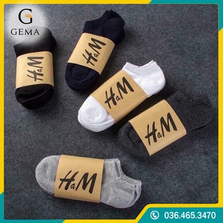 [Sét 10 Đôi H&M] Tất Chống Hôi Chân Khử Mùi Kháng Khuẩn, Tất Cổ Ngắn