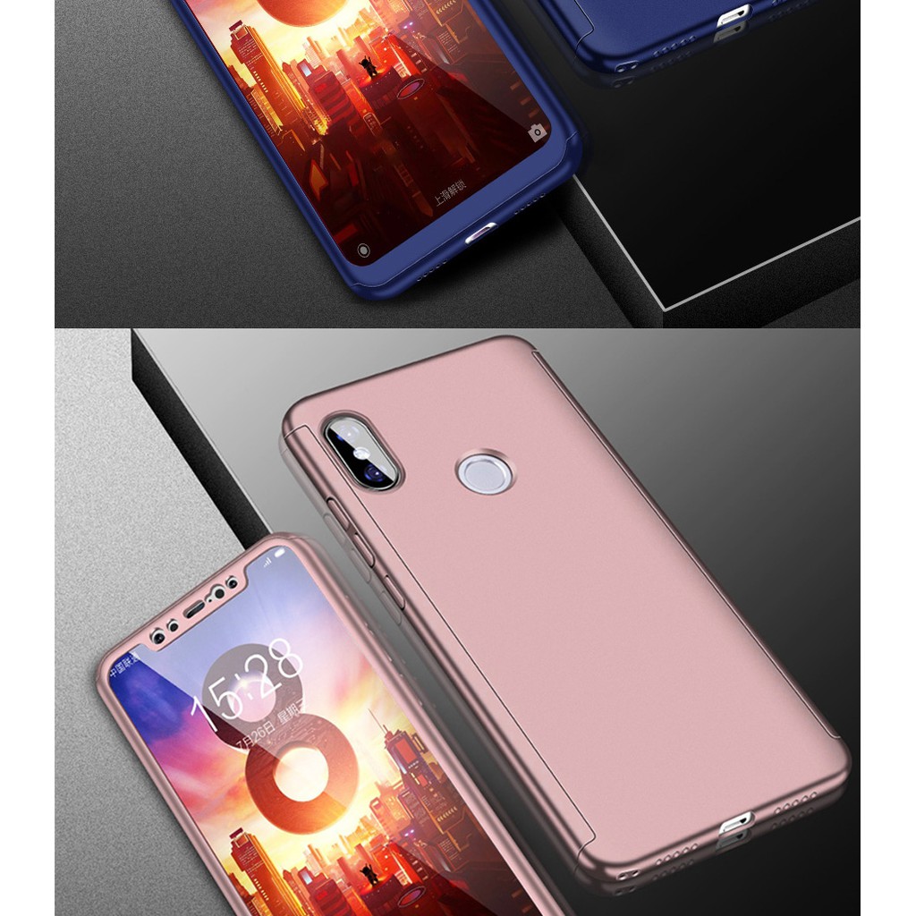 Casing Xiaomi Redmi 5 Plus 6 Pro 5 5A 6 6A 7 7A Case trường hợp 360 Full Protection Hard Cover