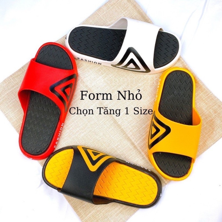 Dép FASHION POPULAR Quai Ngang Unisex Đúc Nguyên Khối - DL073