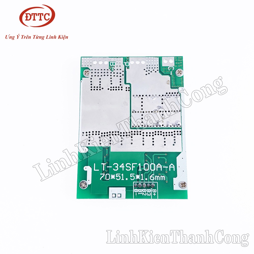 Mạch Bảo Vệ BMS 4S 100A 3.2V