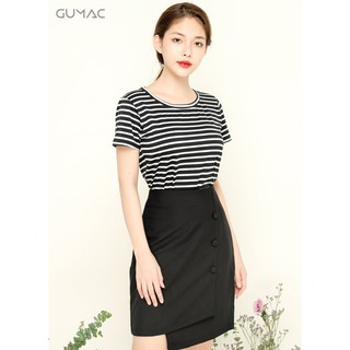 Áo thun sọc tay ngắn gumac at05940