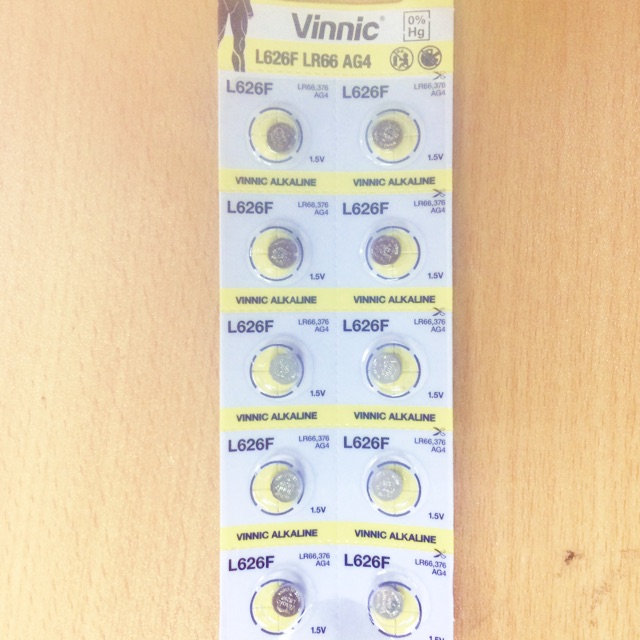 Pin đồng hồ đeo tay vinnic 626- vỉ 10 viên #1