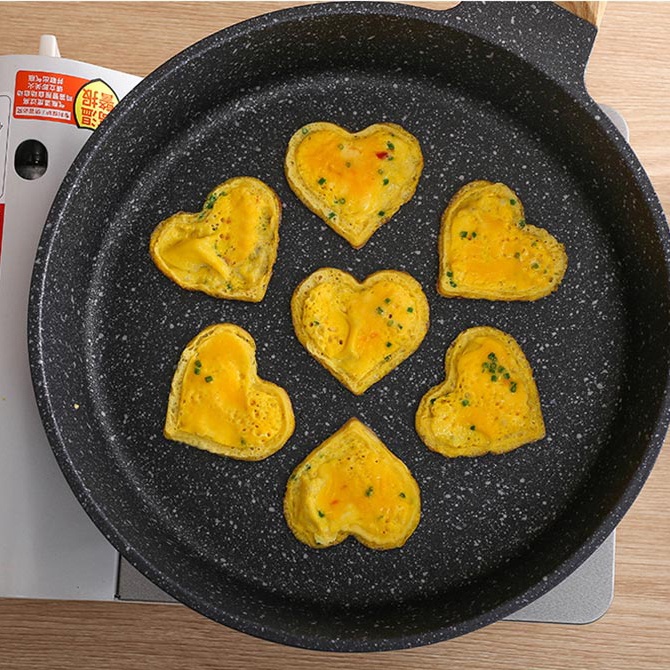 Khuôn Silicone Chiên Trứng Hình Tròn