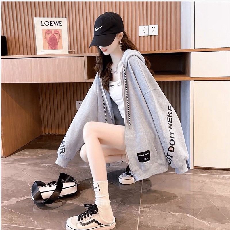 ÁO KHOÁC CARDIGAN NỮ TAY PHỒNG PHONG CÁCH TRẺ TRUNG PHỐI DÂY KÉO SIÊU HOT