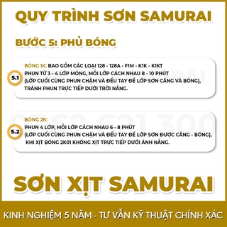 Chai Sơn Samurai Màu Vàng 1728
