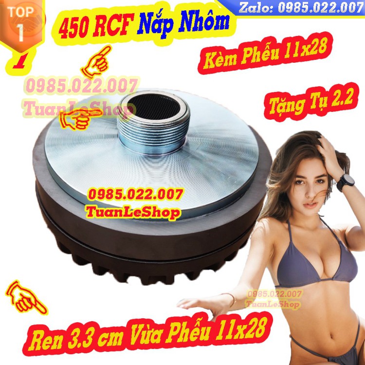 LOA TREP 450 RCF NẮP NHÔM -  LOA TREP KÈN – Giá 1 CHIẾC KÈM PHỄU VÀ TẶNG TỤ - HAY HƠN NHIỀU  450 BM