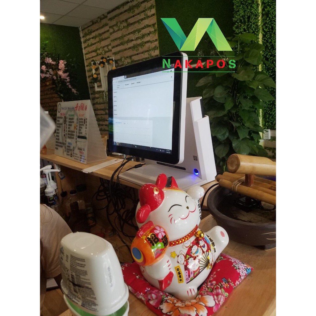 Trọn bộ máy bán hàng cảm ứng. Máy Pos chính hãng NAKAPOS 8989 | BigBuy360 - bigbuy360.vn