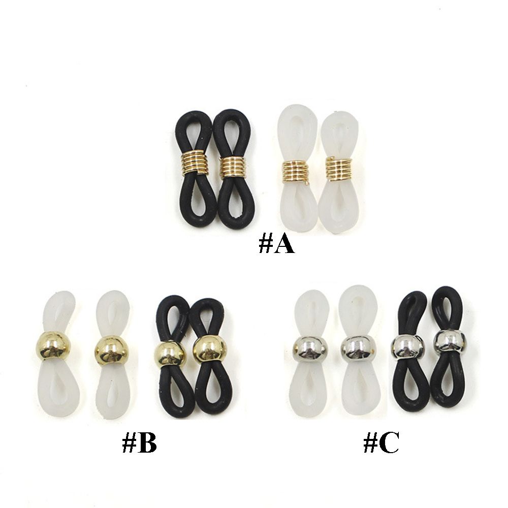 Set 20 Dây Đeo Mắt Kính Bằng Silicon Nhiều Màu Sắc Diy