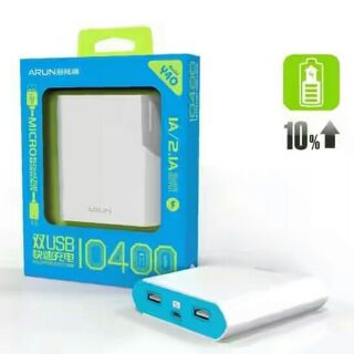 sạc dự phòng arun 10400 mah