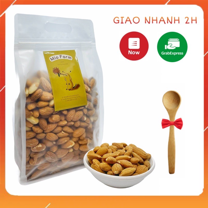 [MIO FARM SẤY LẠNH LOẠI 1] Hạnh Nhân Tách Vỏ Ăn Kiêng/Ăn Vặt Mẹ Bầu/Làm Sữa Hạt/Làm Bánh