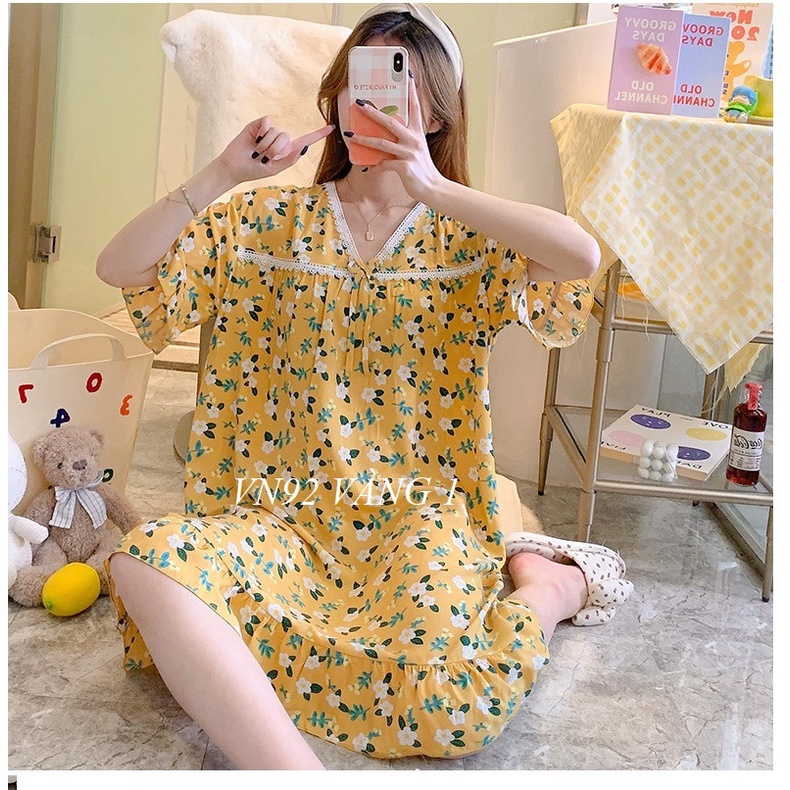 VÁY LANH SĂN Hàng Giao Luôn MẶC NHÀ ĐẦM MẶC NHÀ VN92