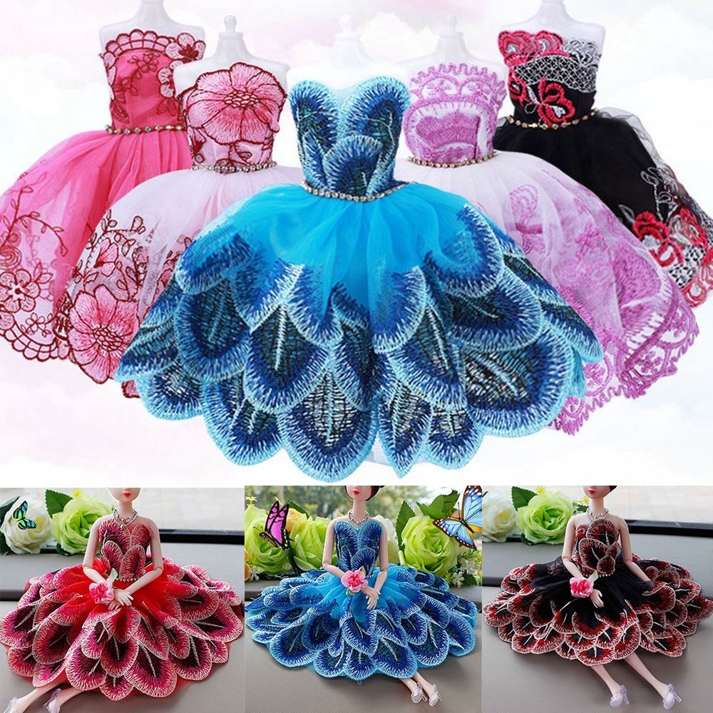 Bộ đầm công chúa đồ chơi búp bê 30cm 12 kiểu