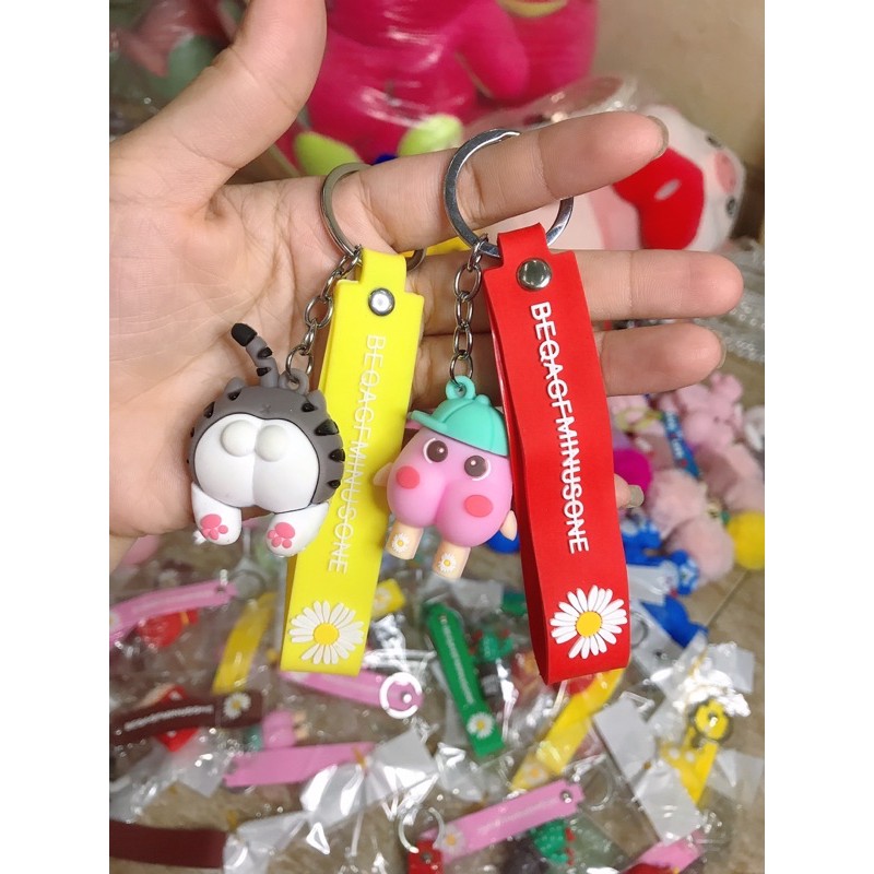 COMBO 5c móc khoá, móc balo bằng silicon