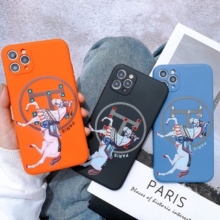 Ốp lưng silicon màu bảo vệ camera đính đá hermes pari