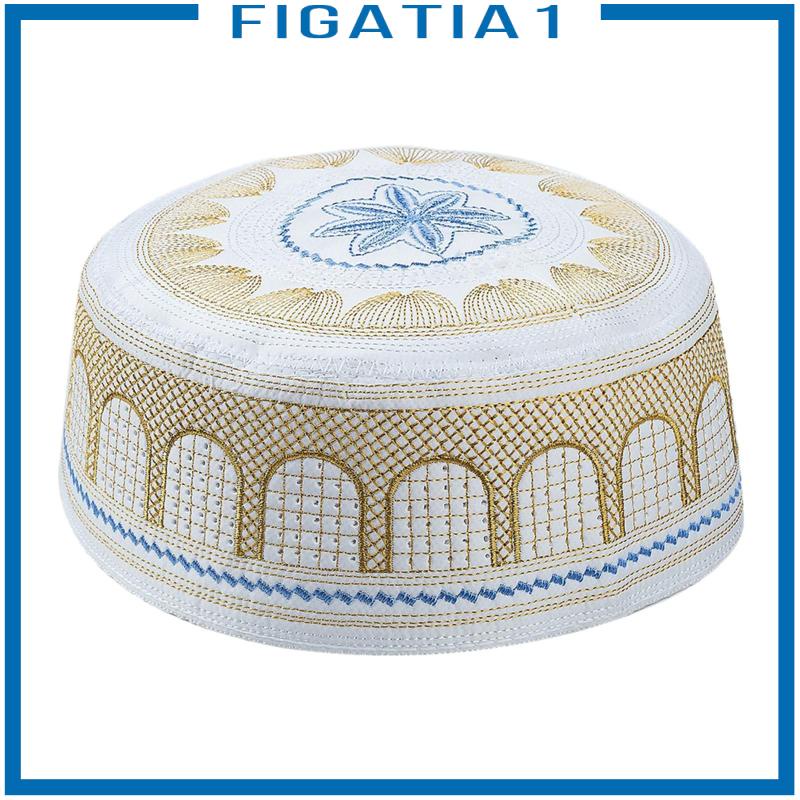 Mũ Cầu Nguyện Kufi Namaz Topi Màu Vàng Hồi Giáo