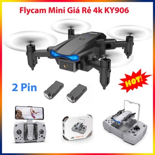 💥𝟮 𝗖𝘂̣𝗰 𝗣𝗶𝗻💥Flycam 4k KY906, drone mini camera giá rẻ, máy bay điều khiển từ xa 4 cánh,bảo hành 12 tháng