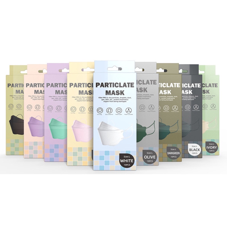 THAI TEA COLOR - HỘP 10C KF94 4 LỚP - MỖI CÁI 1 SEAL/10 SEAL 1 HỘP