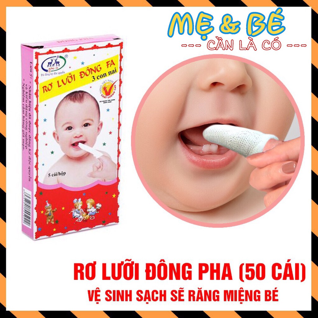 COMBO 10 HỘP RƠ LƯỠI ĐÔNG PHA CHO BÉ  CHUẨN Y TẾ