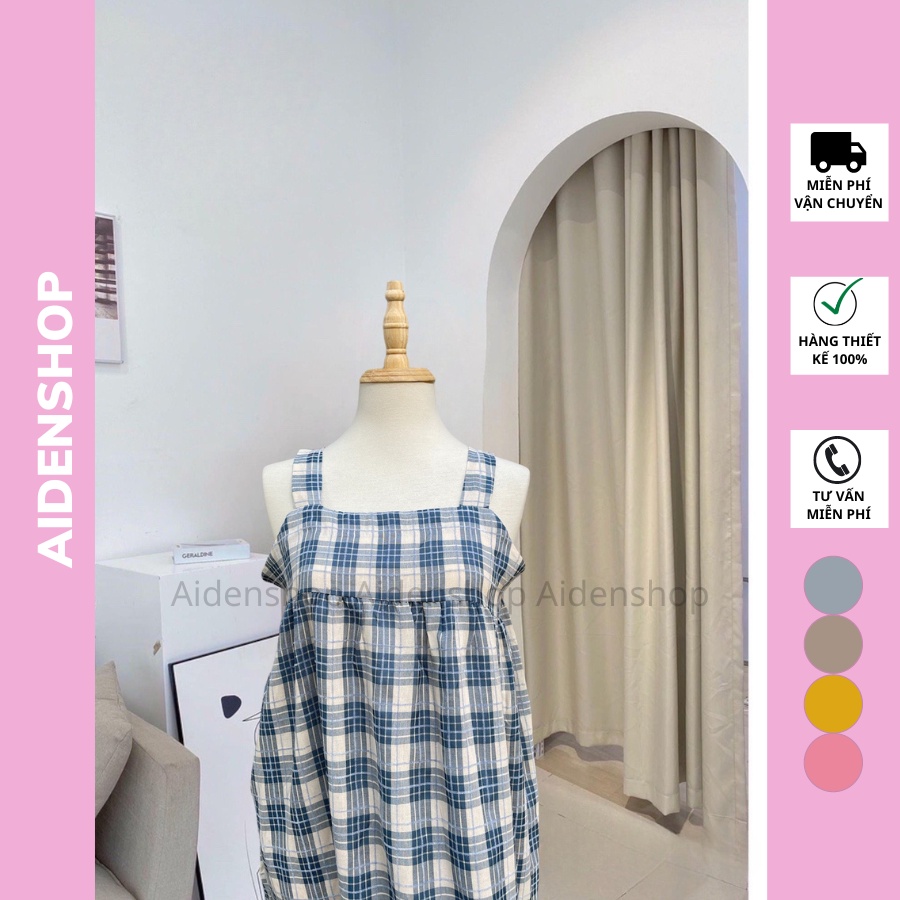 Váy bầu mùa hè xinh Aidenshop đầm bầu thiết kế mặc nhà