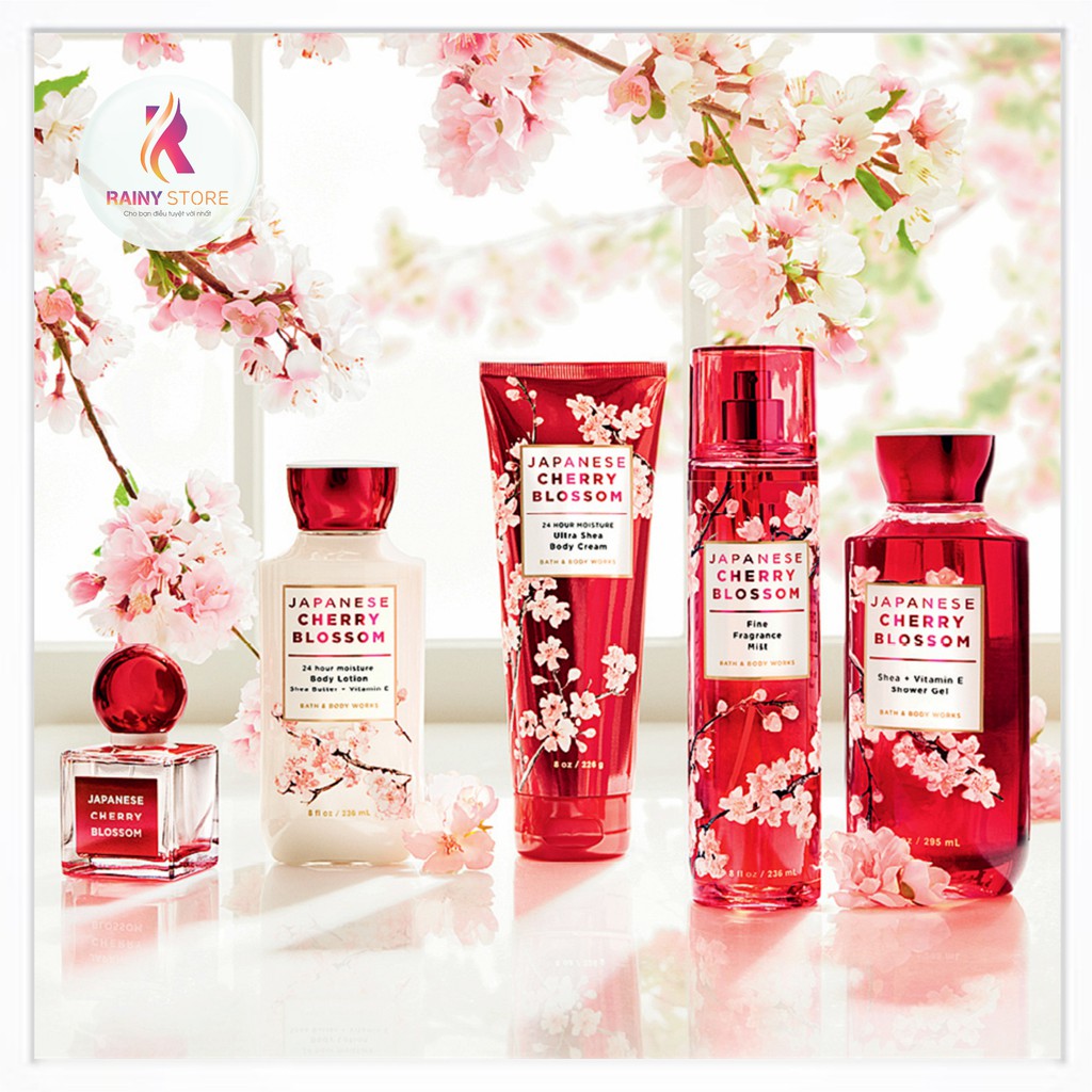 Xịt thơm toàn thân Bath & Body Works Japanese Cherry Blossom 236ml