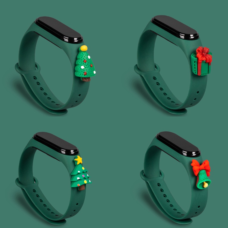 Dây đeo họa tiết hoạt hình tiện lợi cho Xiaomi Mi Band 3/4