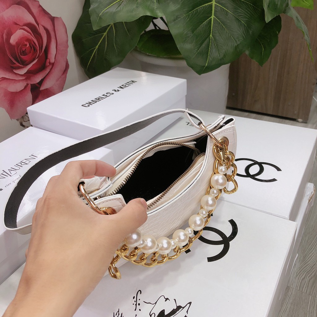 Túi Xách Nữ Đẹp⚡Ảnh + Video Thật⚡Túi Đeo Chéo 100% Da PU Kèm Dây Xích Dự Tiệc Đi Chơi Sang Chảnh | BigBuy360 - bigbuy360.vn