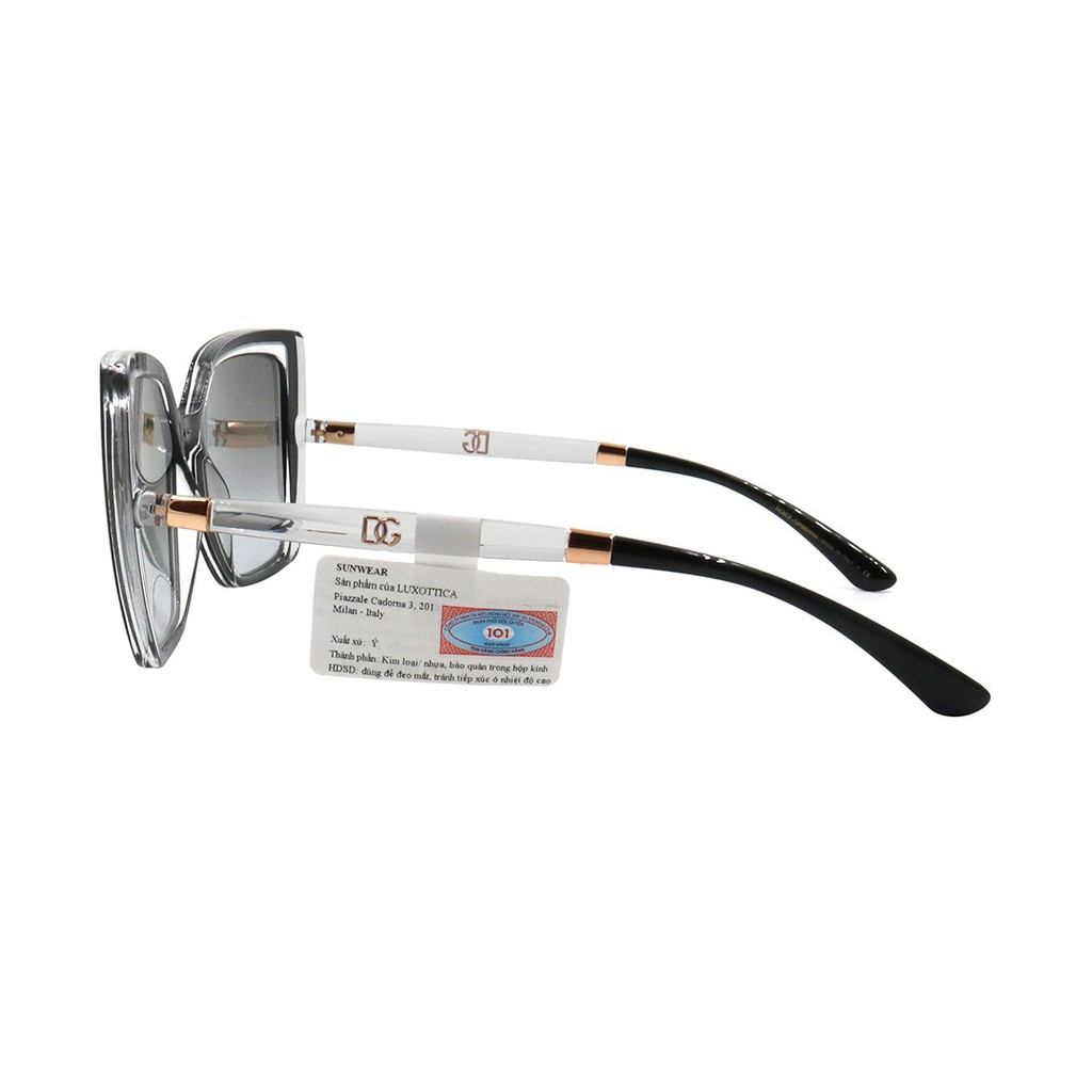 Kính mát chính hãng Dolce Gabbana DG6138 675/6V màu sắc thời trang, thiết kế dễ đeo bảo vệ mắt